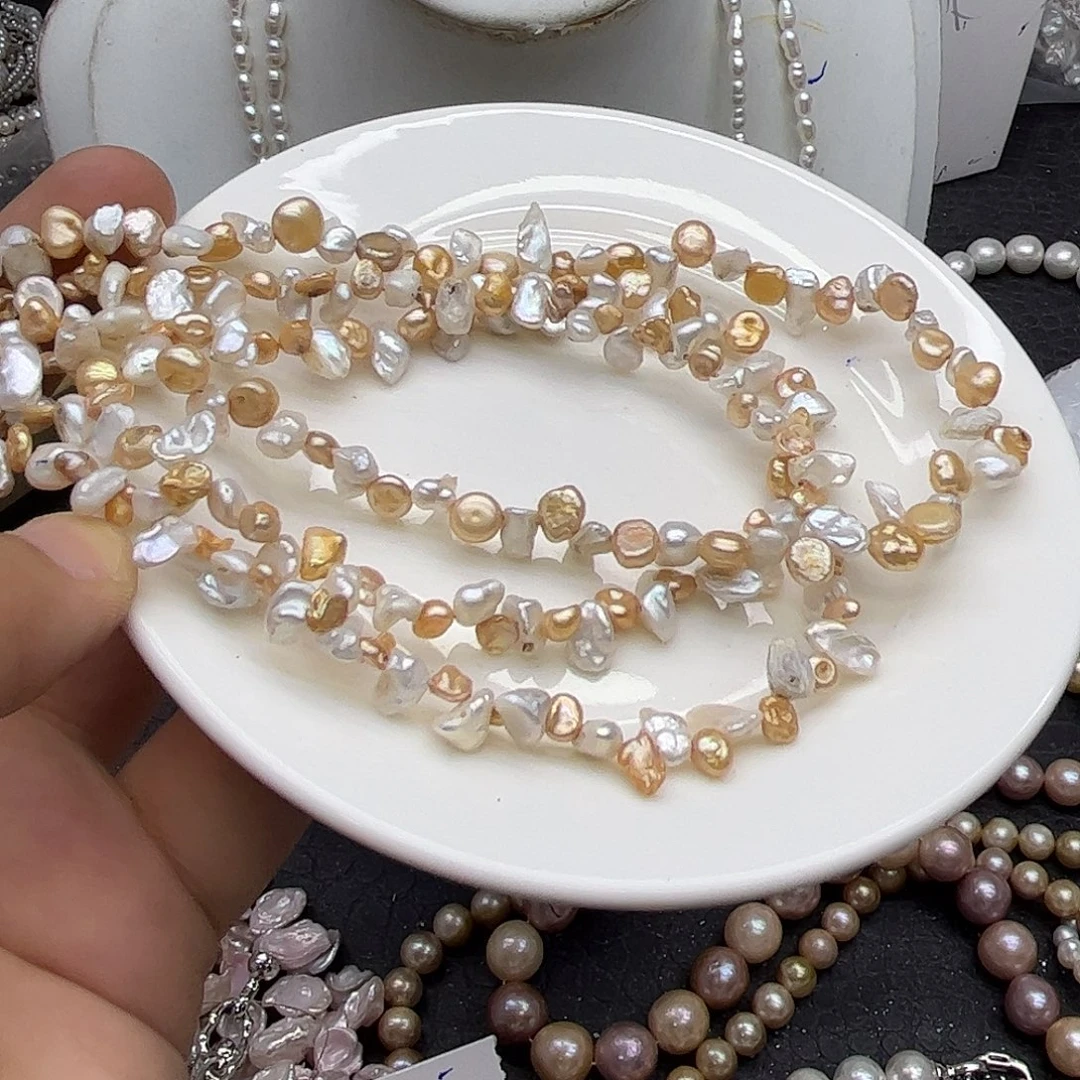 戒指钛钢淡水珍珠