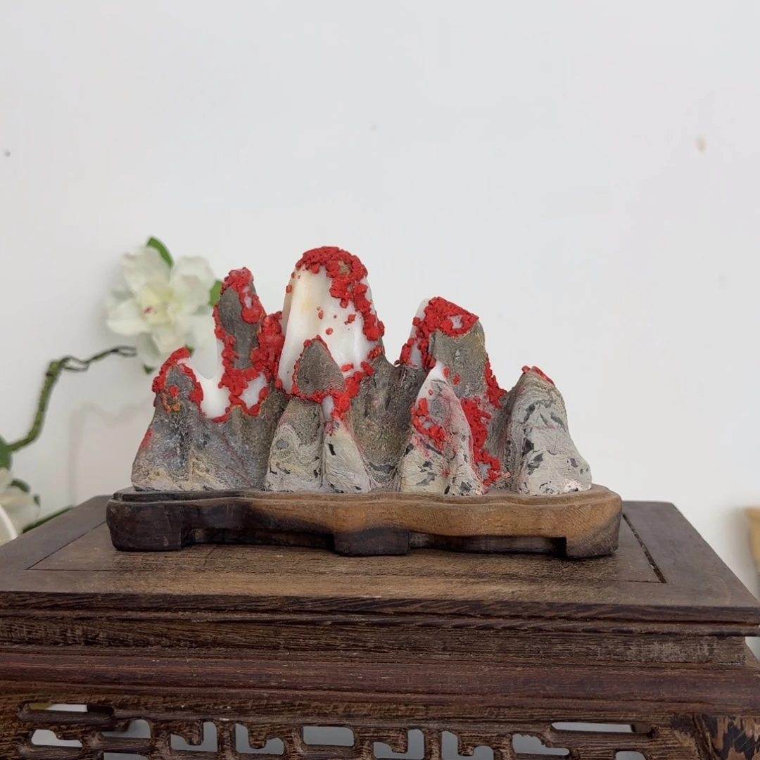 灵璧奇石白灵玉石