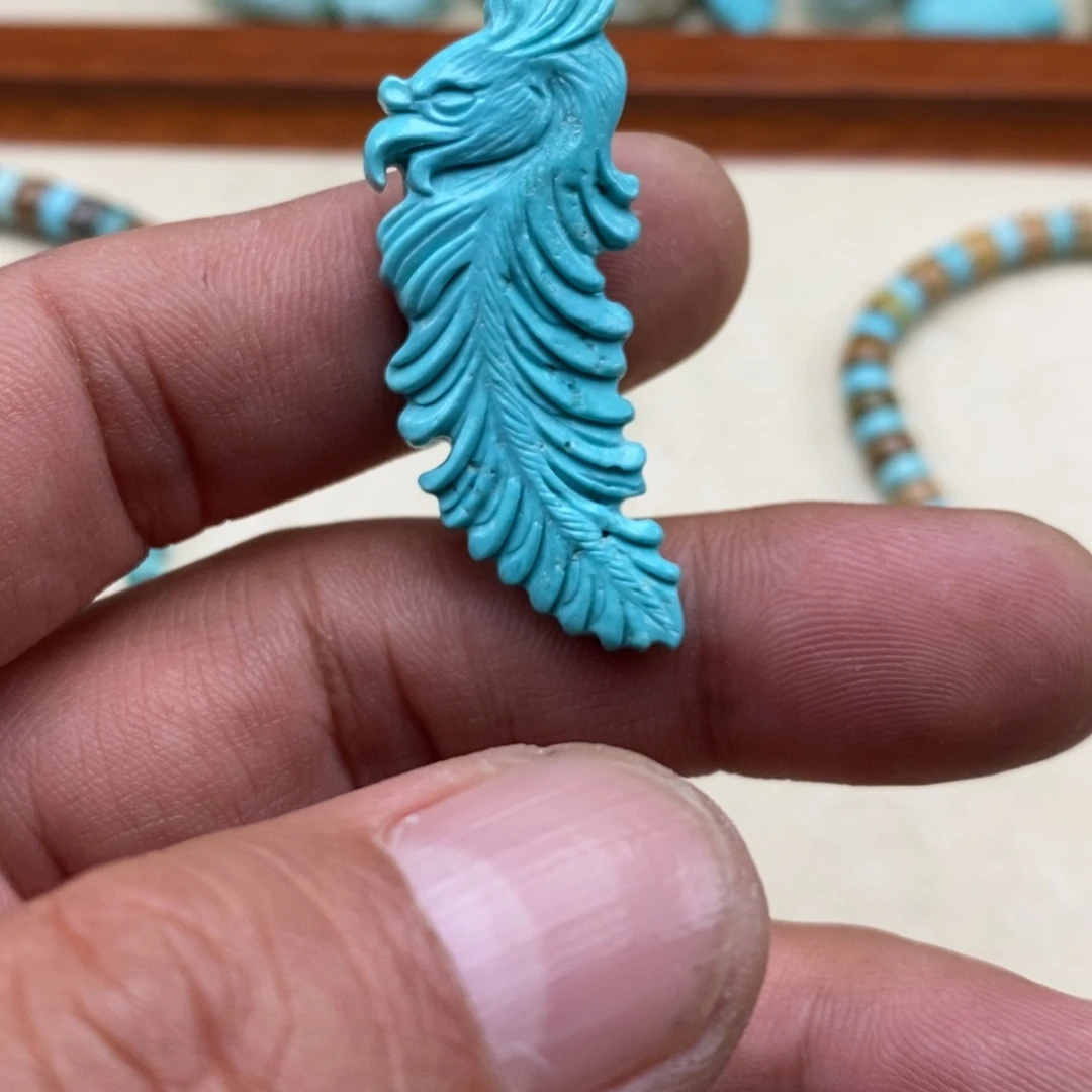 绿松石未镶嵌珠宝半成品