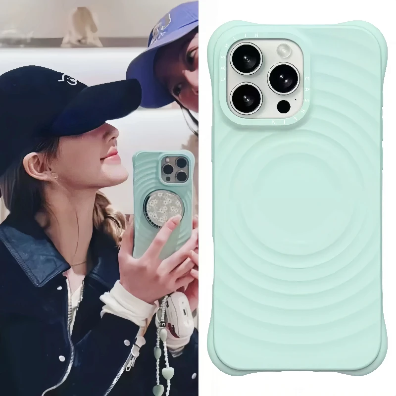 【超高版磁吸波漾壳】液态硅胶手机壳适用于iPhone16ProMax/15耐脏