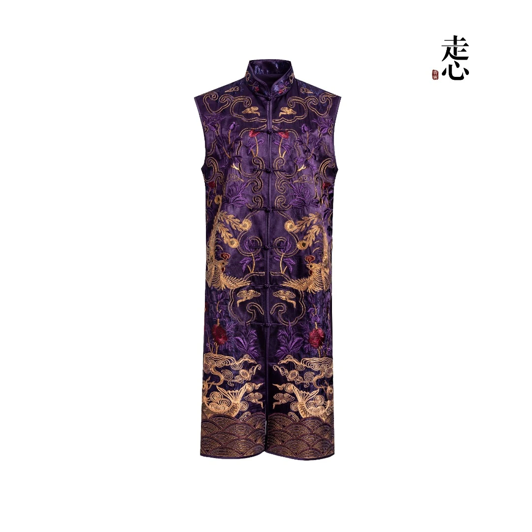 【走心非遗】年年有鱼紫金 长马甲24ZWT5121