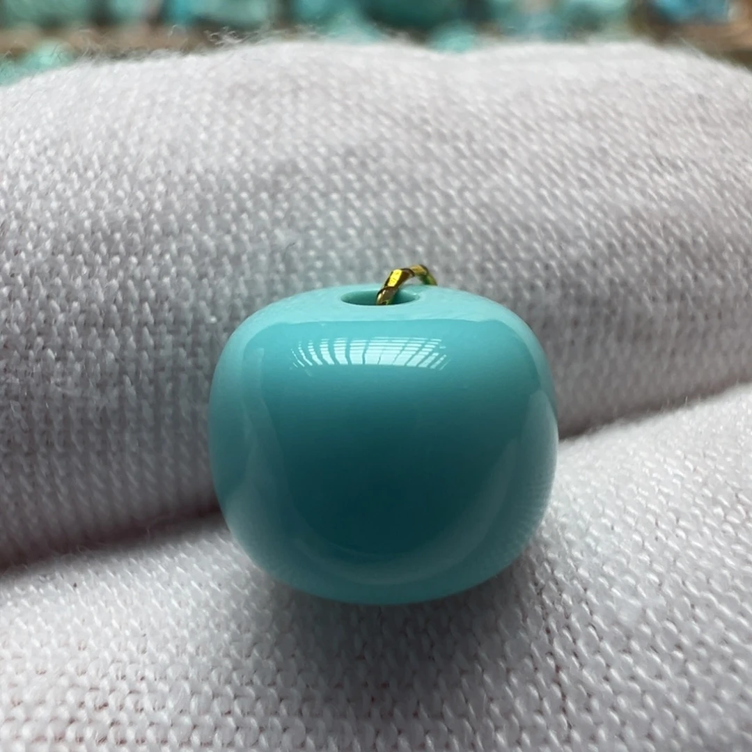 绿松石未镶嵌配饰8.9*7.2