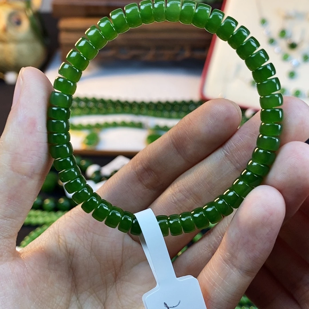 和田玉未镶嵌手链