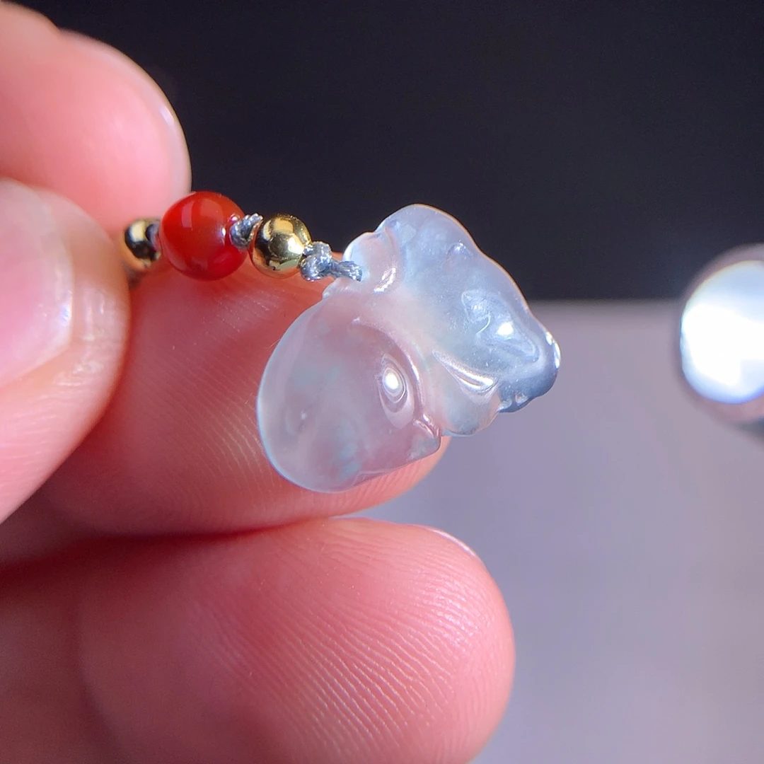 翡翠未镶嵌吊坠(不含链)天然A货翡翠时尚气质女款吊坠挂坠