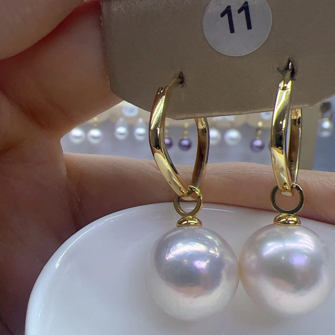 淡水珍珠耳饰未镶嵌