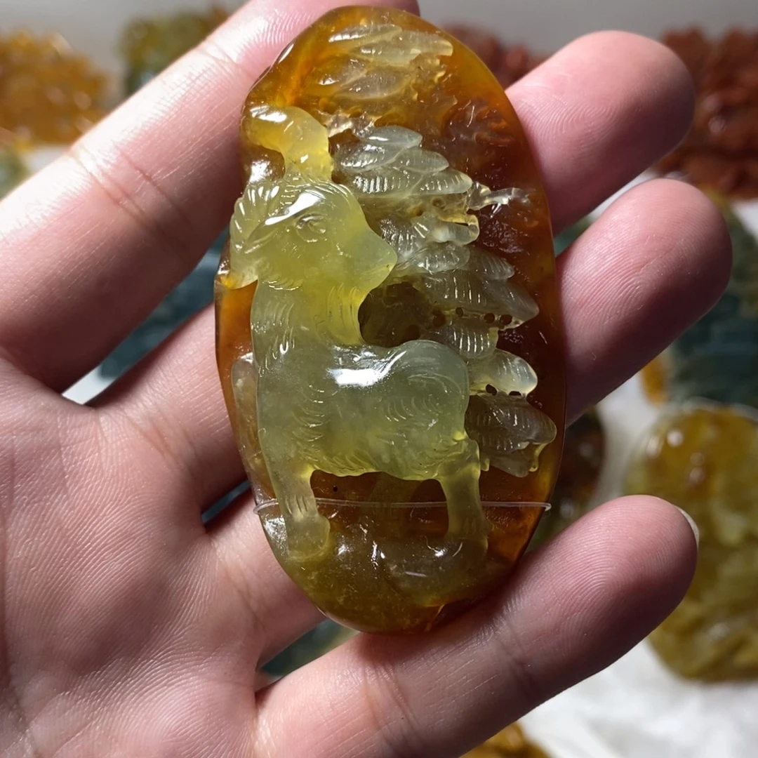 未镶嵌蛇纹石玉颈饰