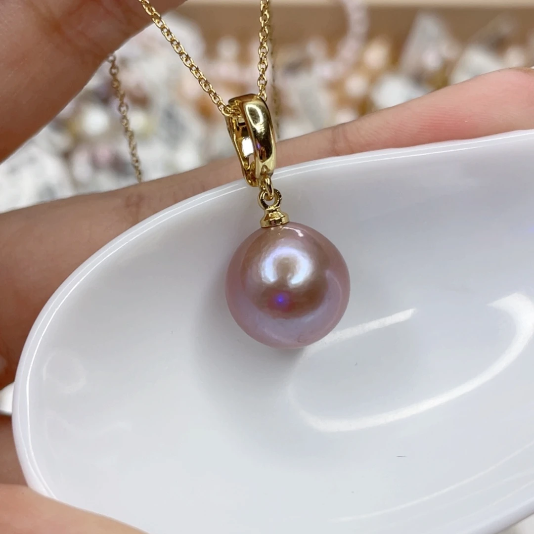 淡水珍珠未镶嵌吊坠(赠链)