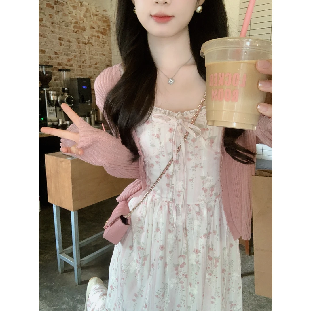 安璃 法式初恋感温柔开衫