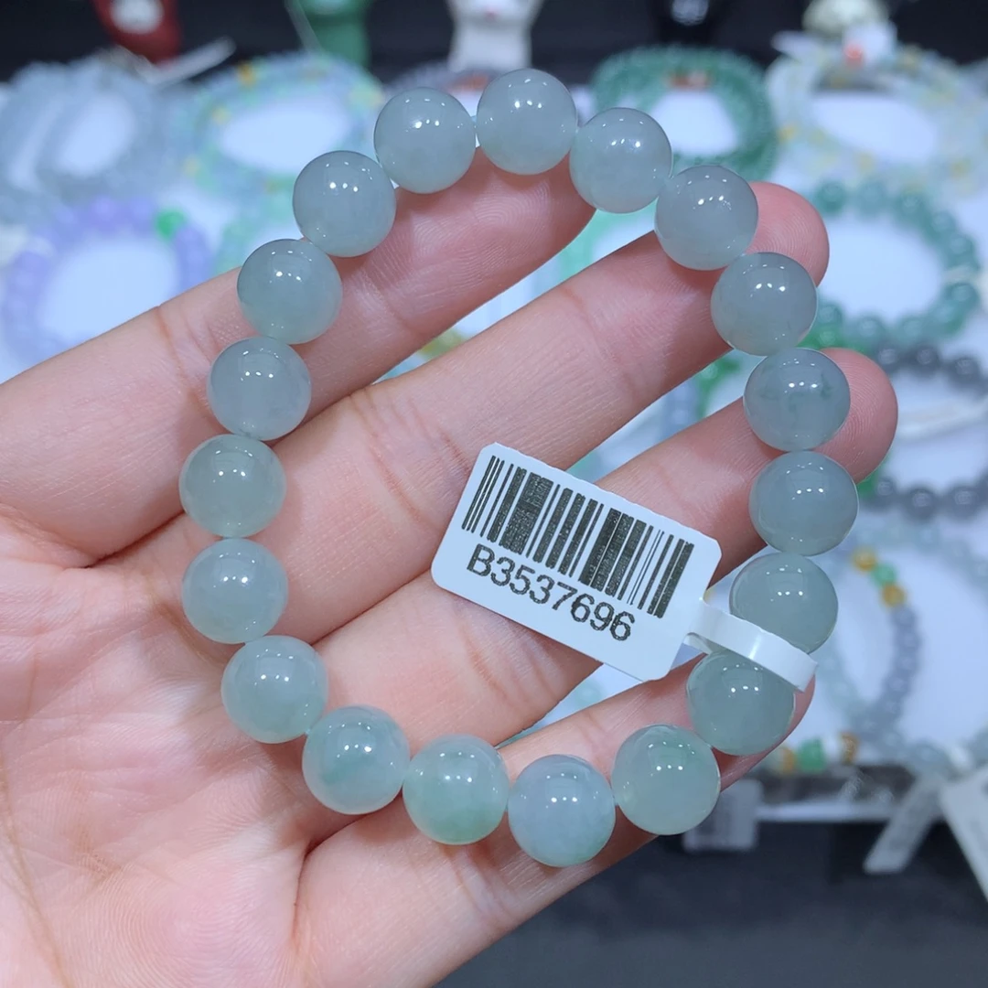 未镶嵌手串翡翠天然