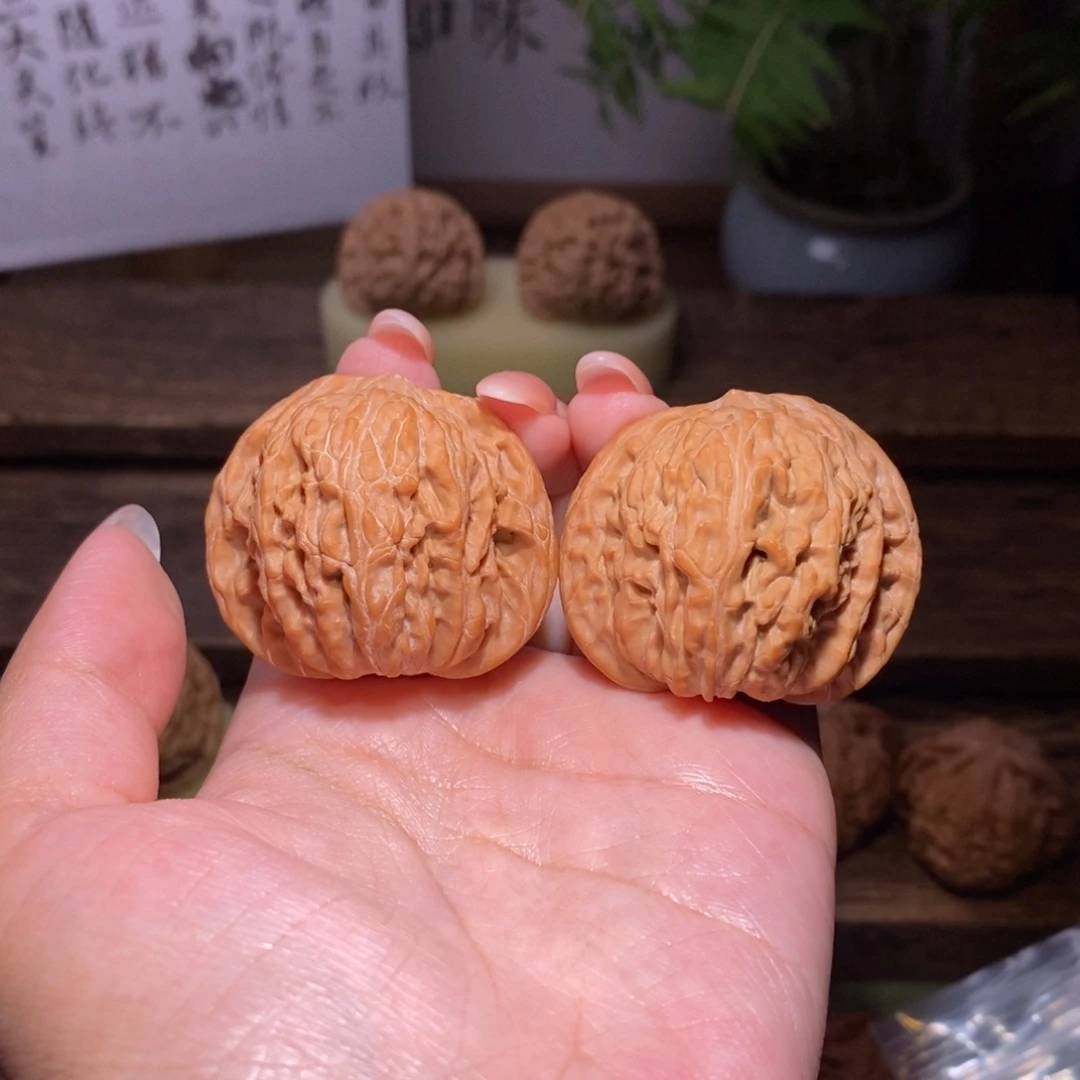 万***壑吊坠文玩核桃全品40山地磨盘头货1809