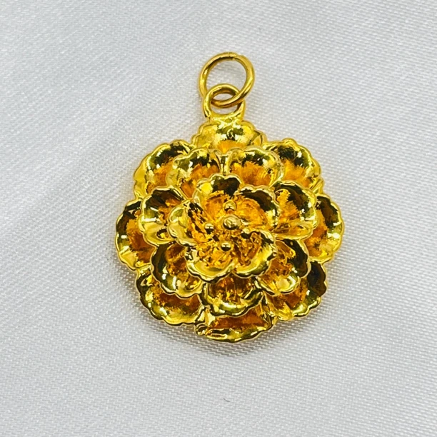 足金饰品/富贵花吊坠/1.03/1B5B18101/h