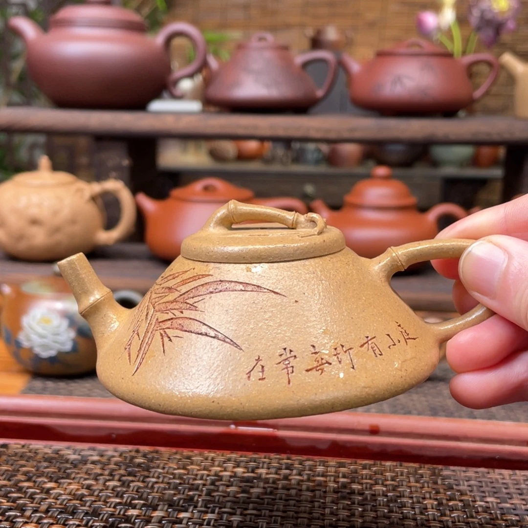 茶壶紫砂宜兴原矿紫砂手工制120