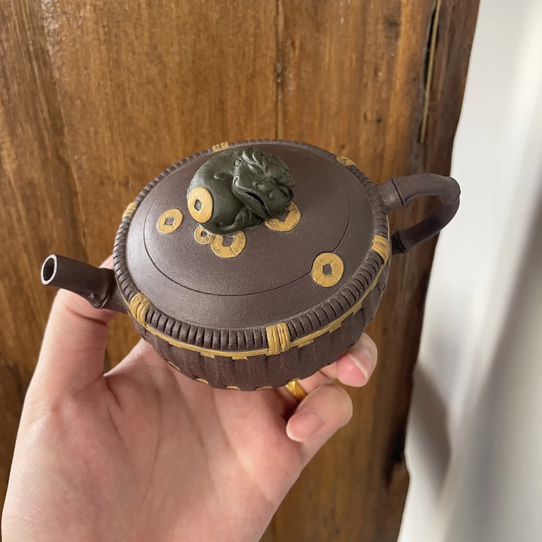 【老班长推荐】紫砂壶 一篮金