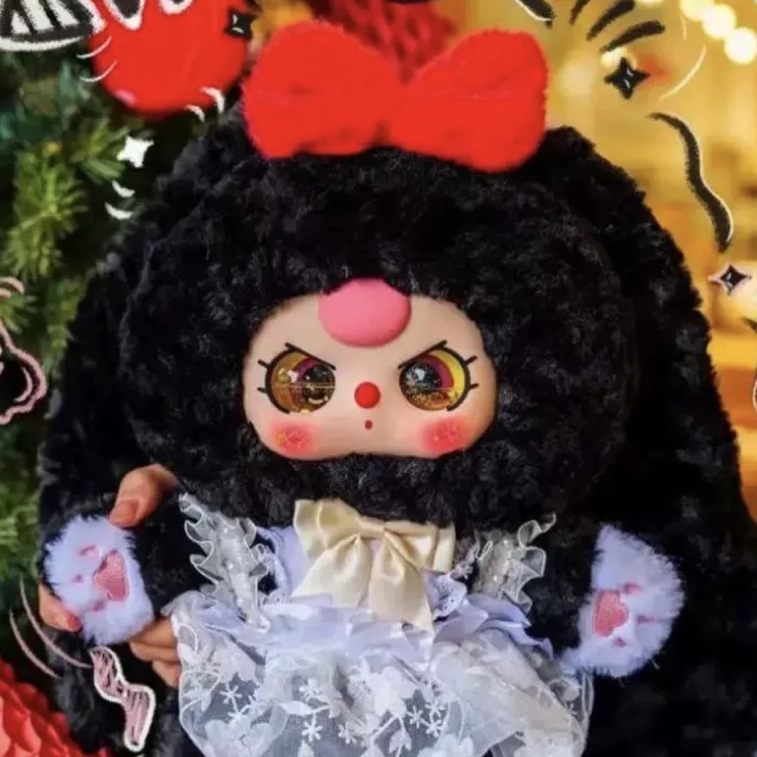 【正品】娃三岁400体四代潮玩公仔盲盒甜心宝贝可爱毛绒玩具摆件