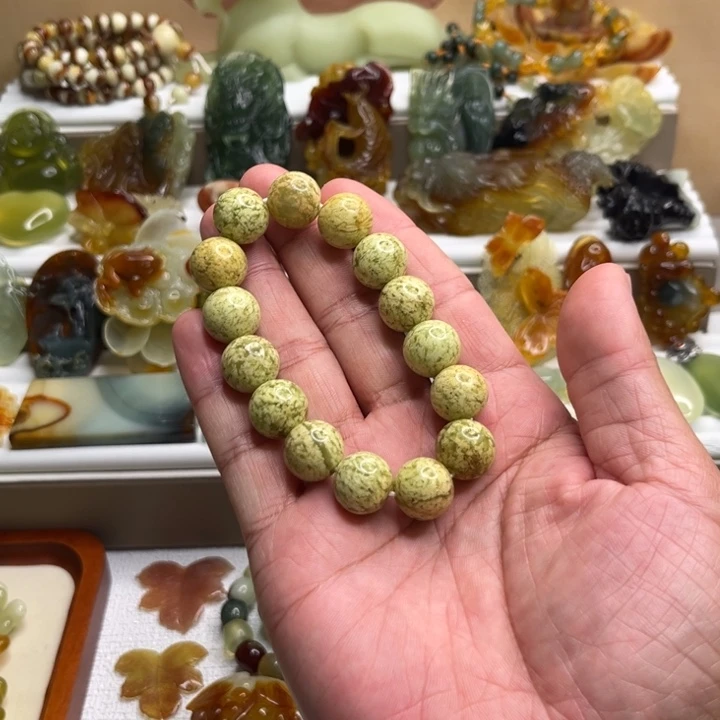 蛇纹石玉未镶嵌手串