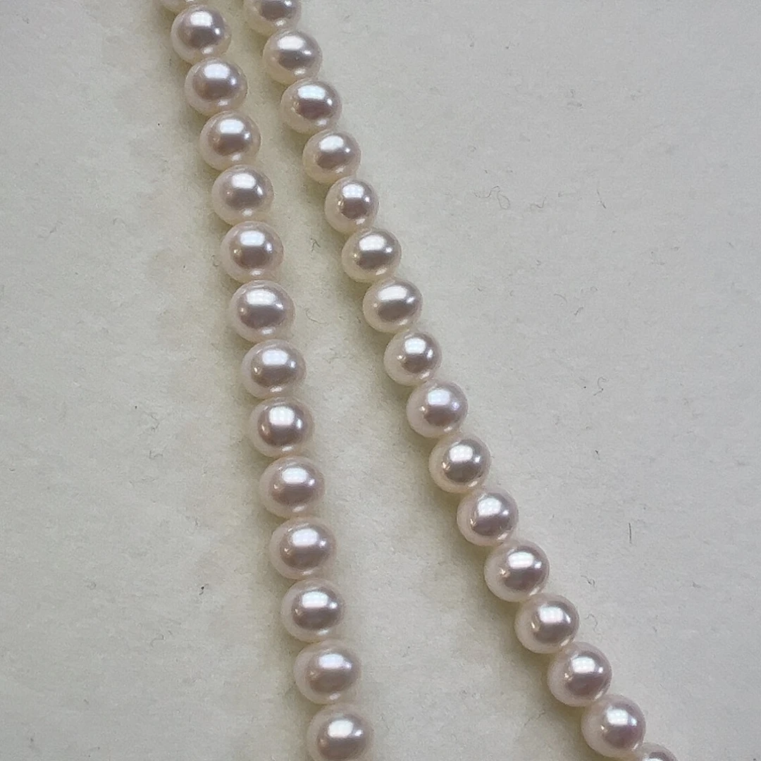 颈饰淡水珍珠银S925镶嵌➕6.7高品极光冷白