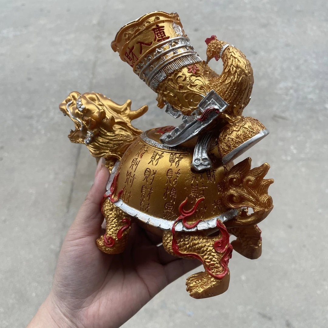店铺家庭吉祥物龙龟摆件