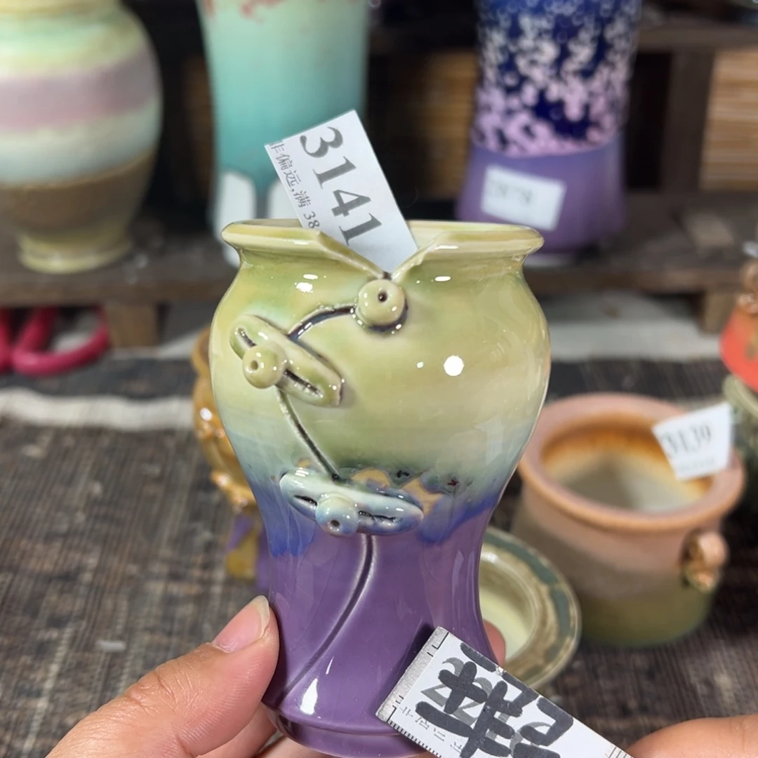 红陶景德镇手工花盆