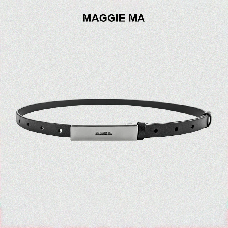 MAGGIEMA马婧牛皮高级感时髦收腰显瘦百搭复古时尚腰带3ACB
