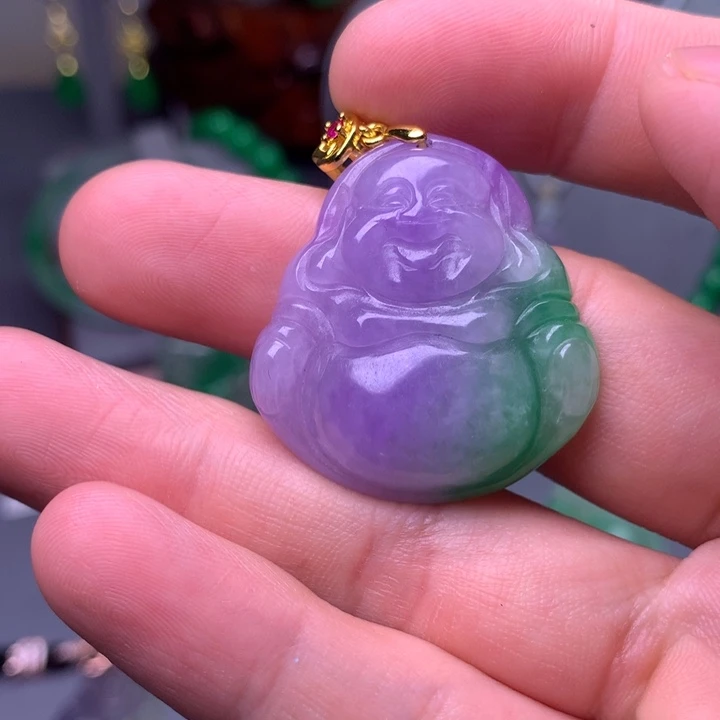 翡翠未镶嵌颈饰吊坠