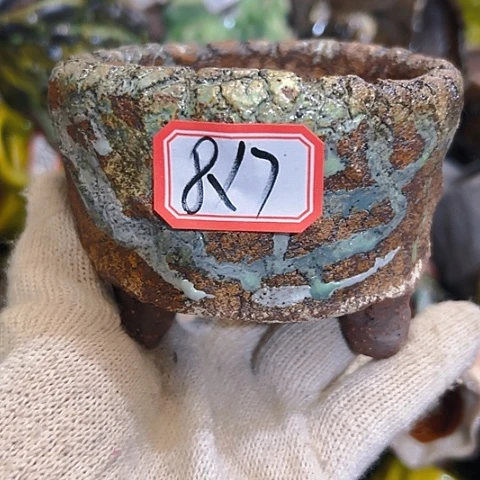 ****晓粗陶花盆手工花盆制作