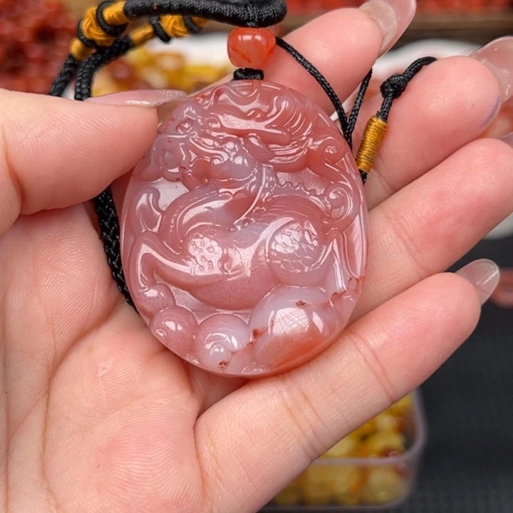 南红玛瑙未镶嵌吊坠(不含链)