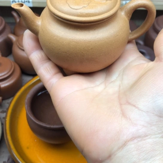 茶壶紫砂黄金段泥大彬如意150豪升左右