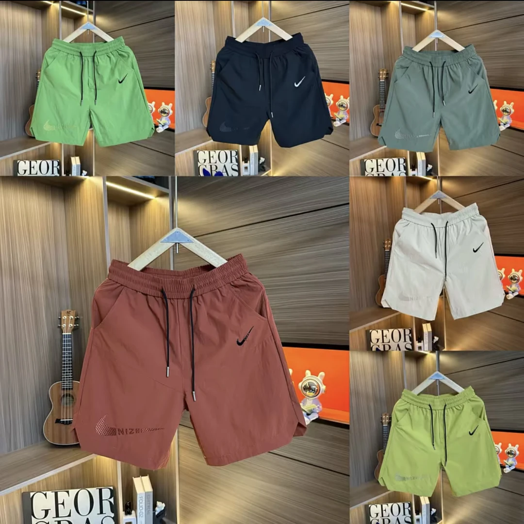 夏季男士百搭休闲刺绣时尚短裤59