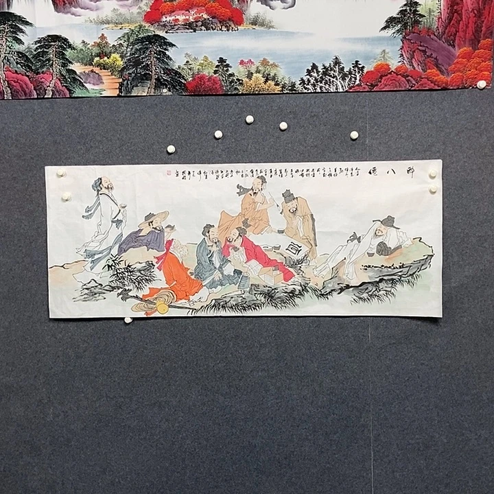国画小六尺人物一幅