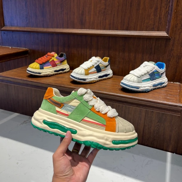 2025新款休闲时尚百搭潮流软底增高潮牌时尚布面透气男鞋（皮鞋码）