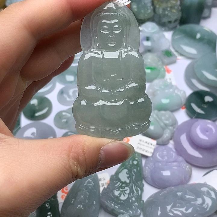 翡翠未镶嵌颈饰天然翡翠