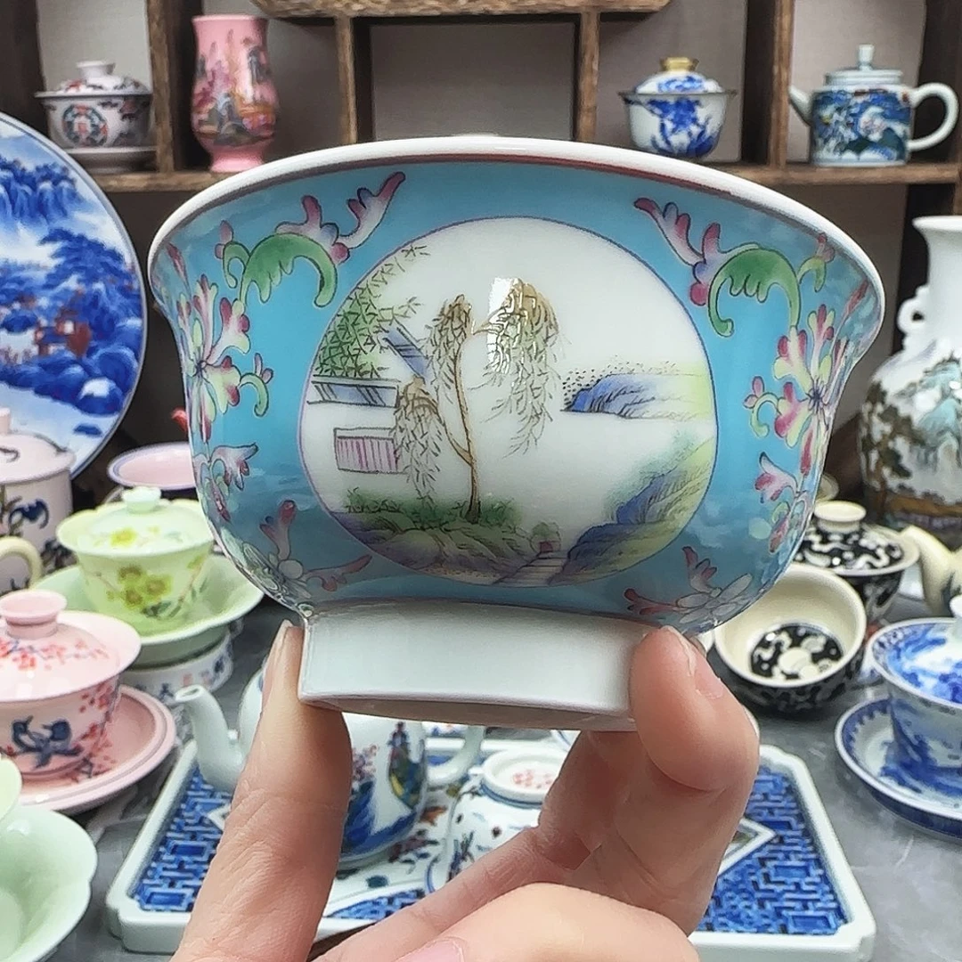 陶碗景德镇瓷器567老厂瓷46