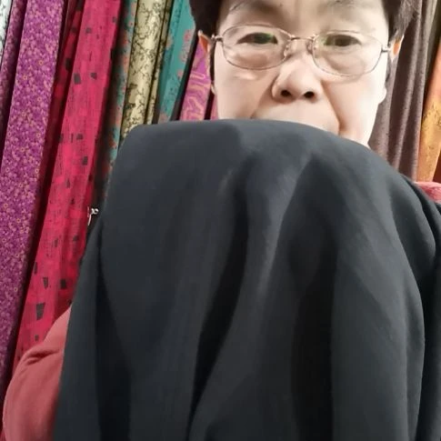 醋酸天丝羊绒布料黑色克重