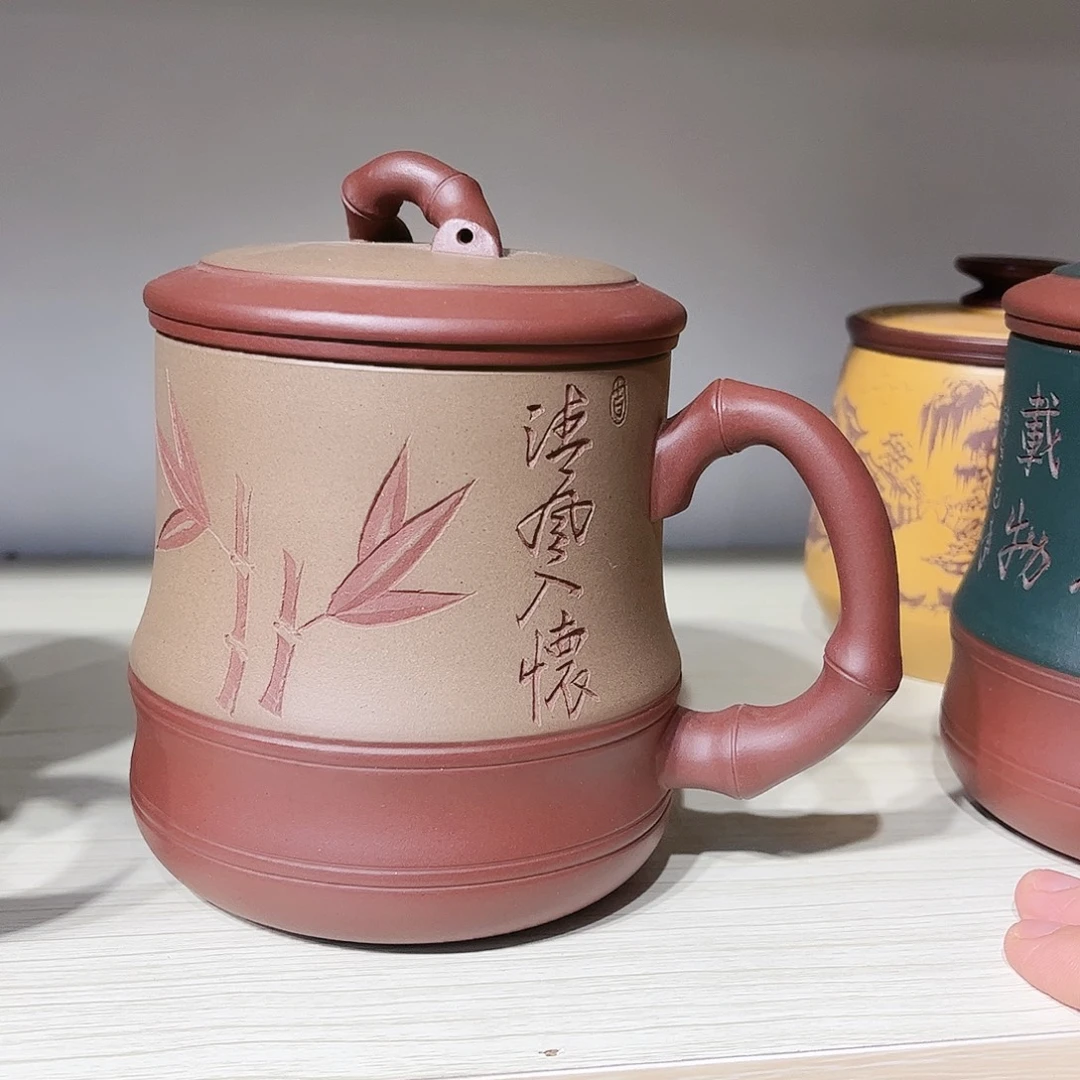 茶杯紫砂3件套600毫升