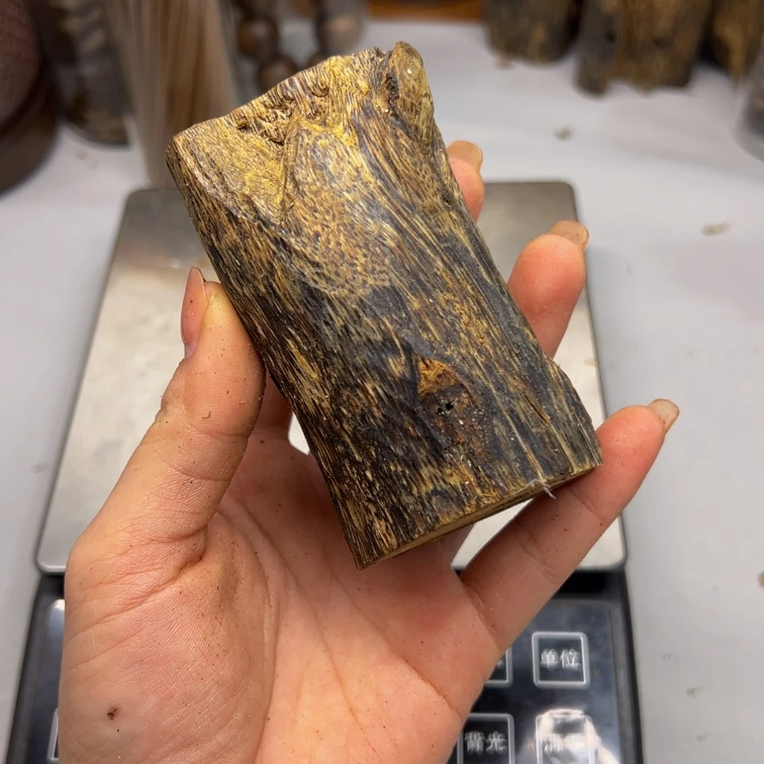 沉香沉香碎屑爱*豆绿棋虫漏原材料65克