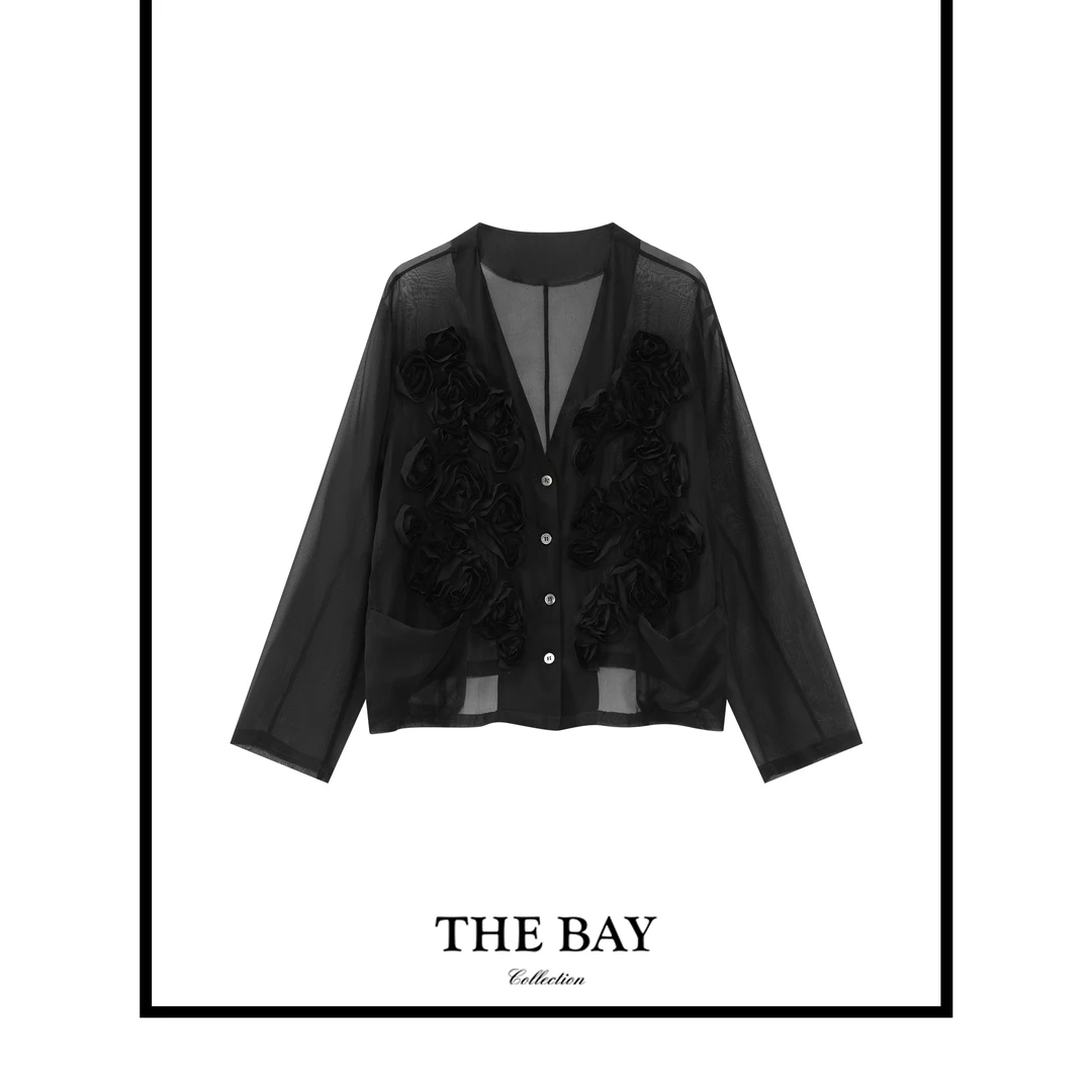 TheBay【法国蔷薇】优雅轻盈上衣YCTB00168