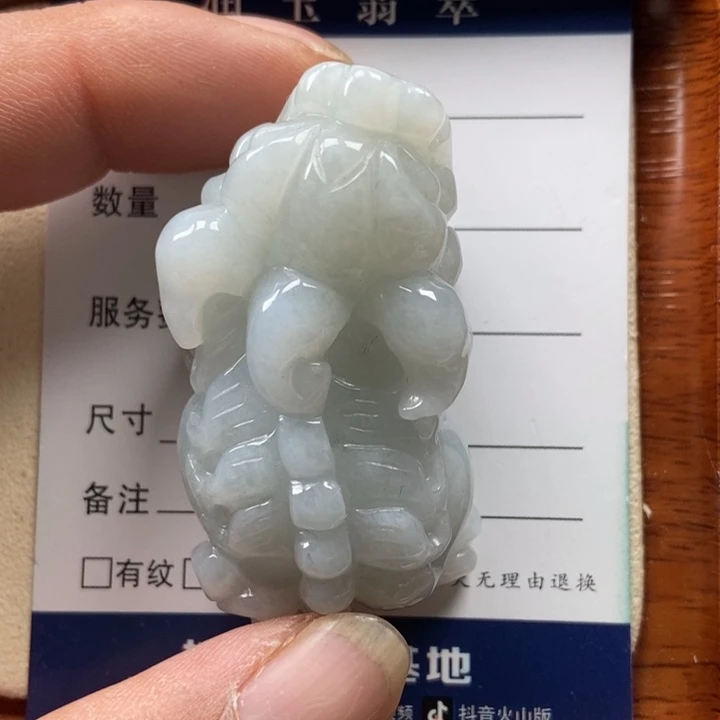 翡翠未镶嵌颈饰貔貅
