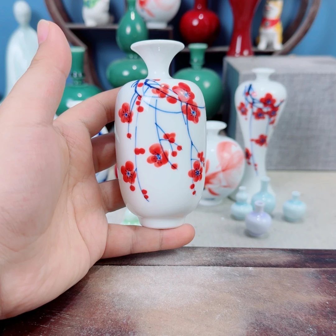 陶瓷手工小花器摆件