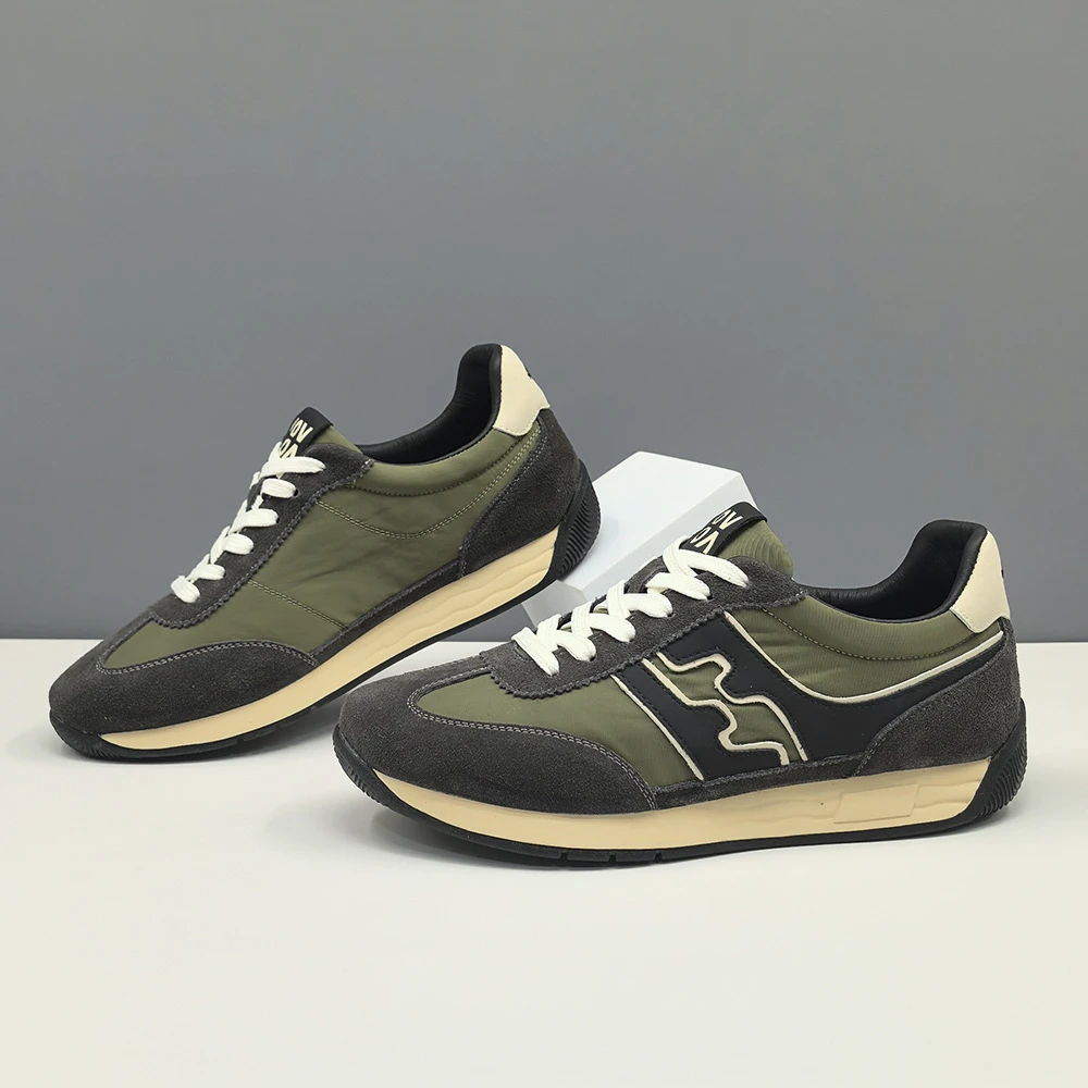 路易圣戈希夏季透气男士阿甘鞋时尚休闲鞋百搭男鞋男生运动鞋潮流