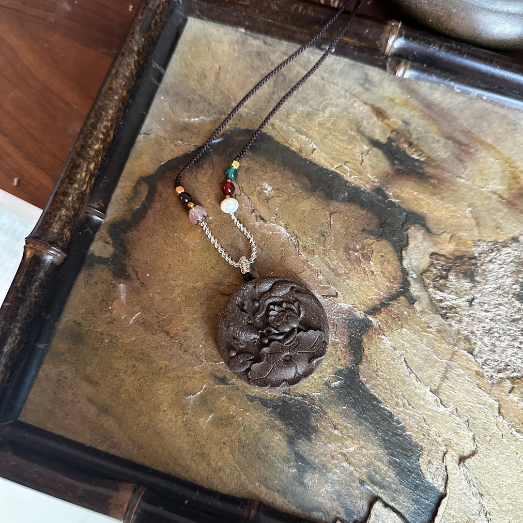 古法合香天木藏香荷塘月色圆牌hx0105zt5106