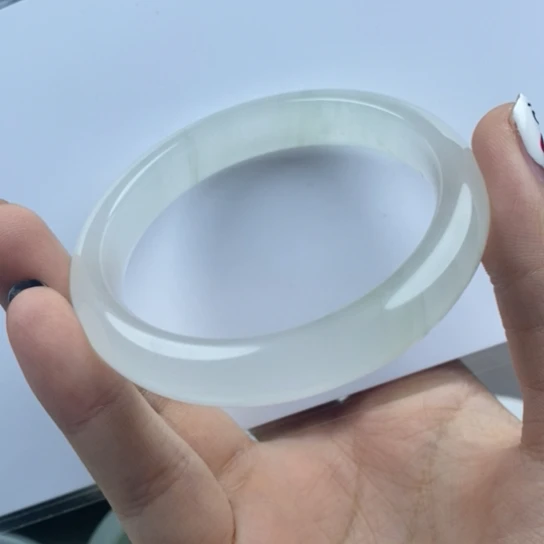石英质玉（金丝玉）未镶嵌手镯