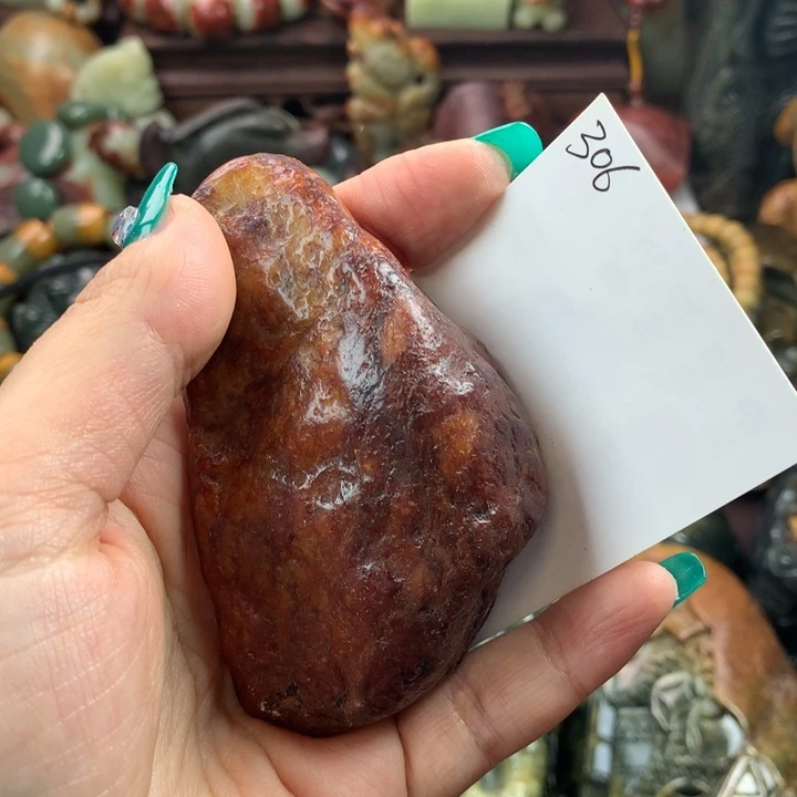 岫岩河磨玉（透闪石质玉）把件未镶嵌