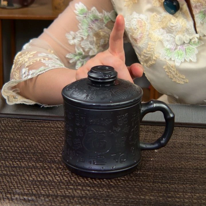 茶杯紫砂高货放漏