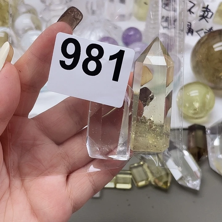 珠宝半成品水晶未镶嵌981
