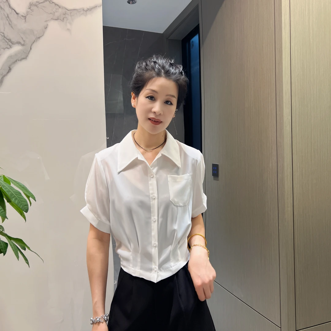 女人阁（衬衫803）新款减龄时尚显瘦气质衬衫