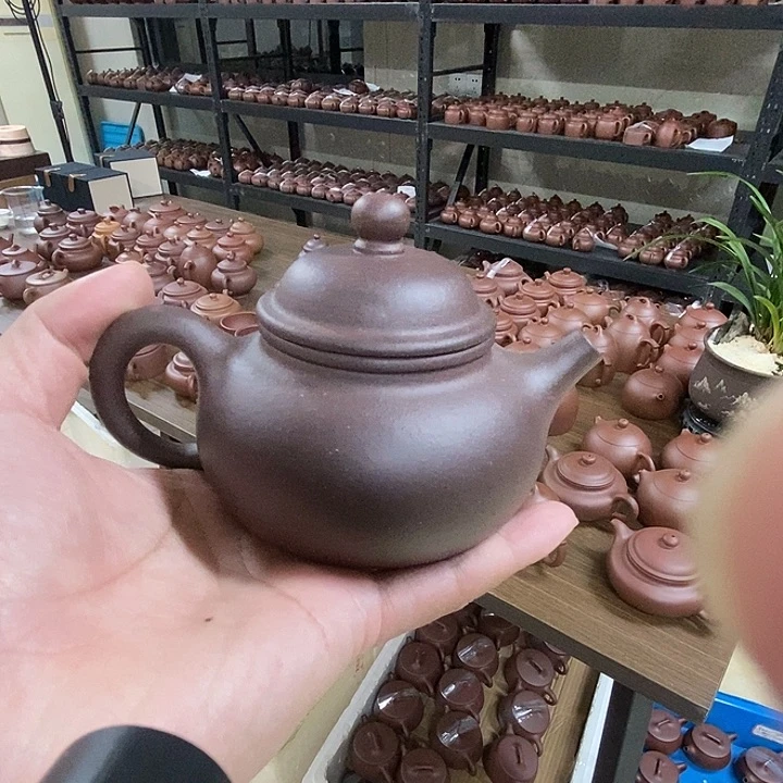 紫砂茶壶容天原矿天青