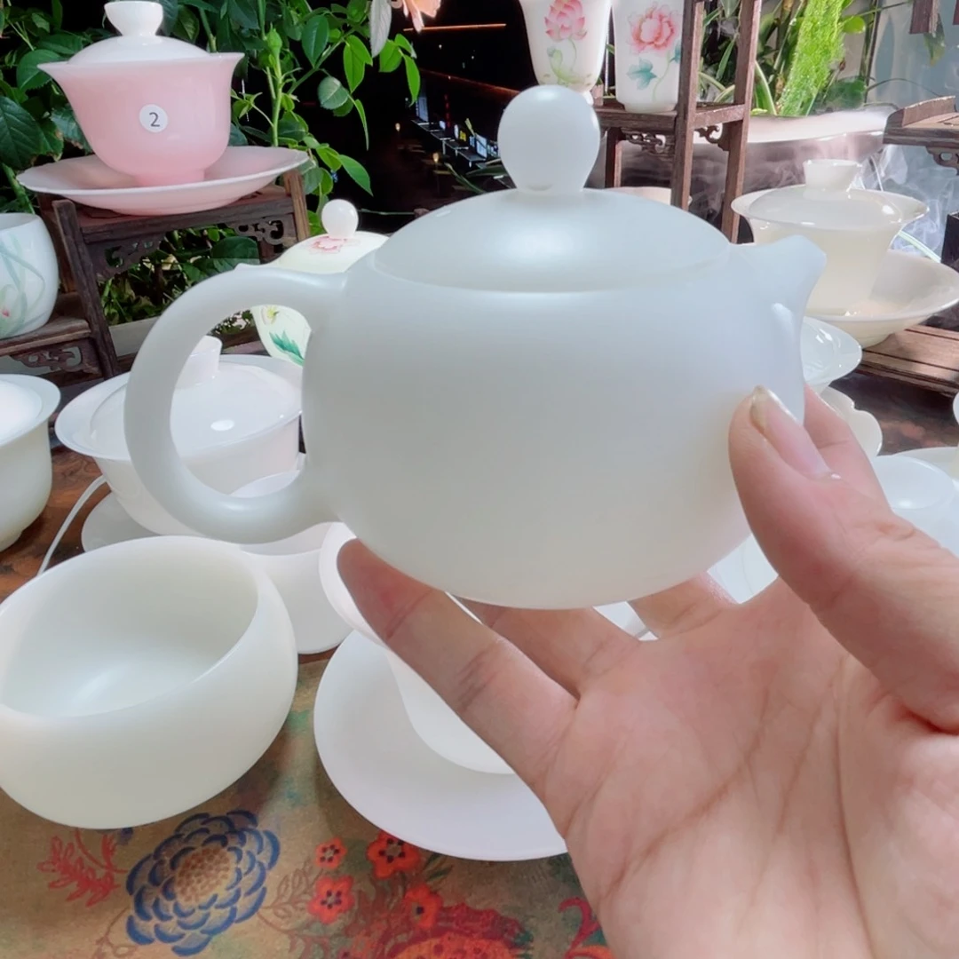 彭*冰晶璞玉素烧西施壶