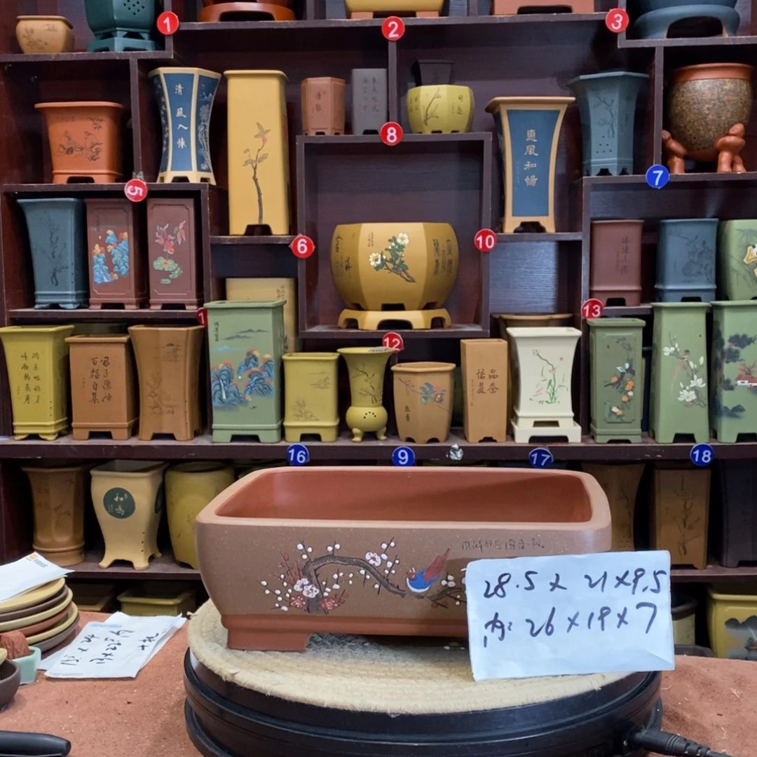 紫砂花盆紫砂花盆