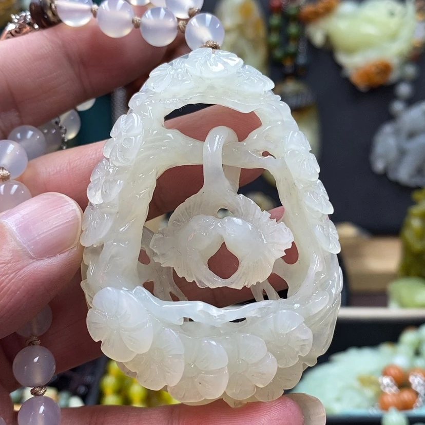 【闪购商品】蛇纹石玉吊坠未镶嵌