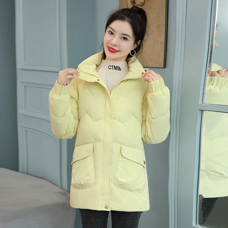 棉服外套女款爆款2025新款面包服女学生宽松超厚ins新款免洗棉袄